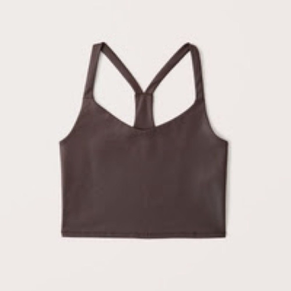 Abercrombie & Fitch Brown Crop Top